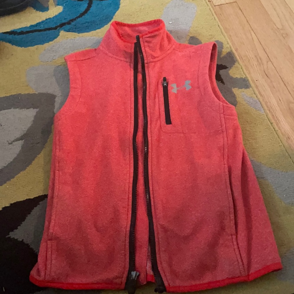 Red under armor vest